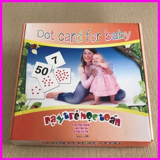 Bộ Dạy trẻ học toán - DOT card for baby