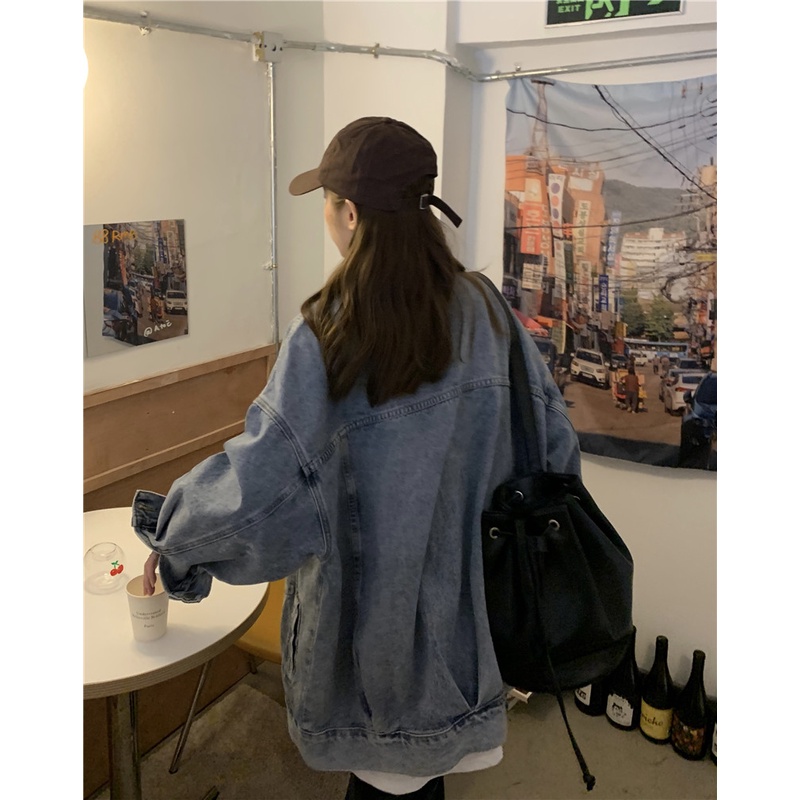 Áo khoác bò áo khoác denim jean cá tính thu đông Firstdateclothing