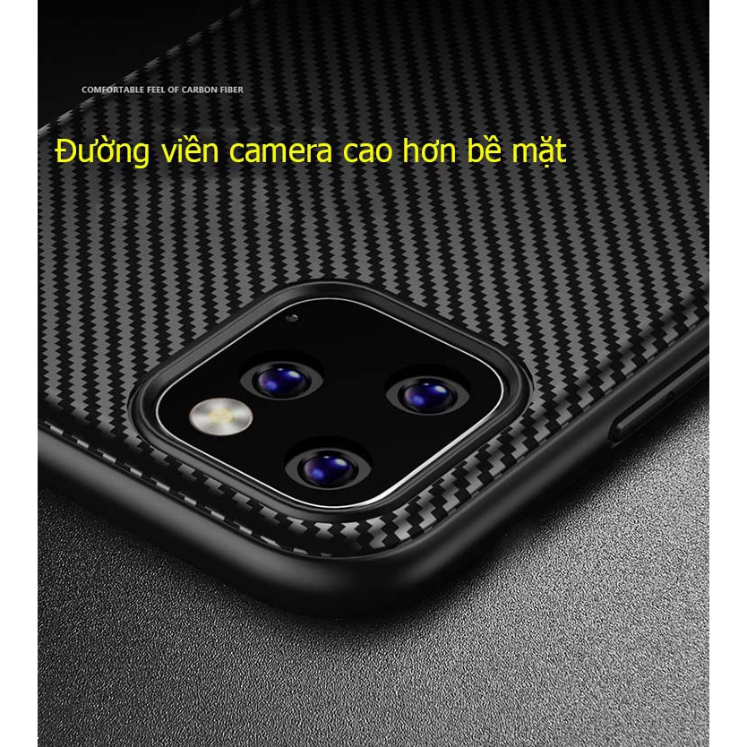 Ốp lưng iPhone 11 pro max carbon fiber