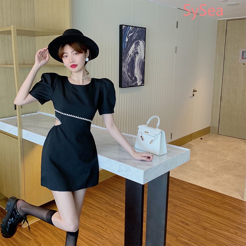 Đầm Màu Sắc Trơn Thời Trang Mùa Hè Pháp Dành Cho Nữ