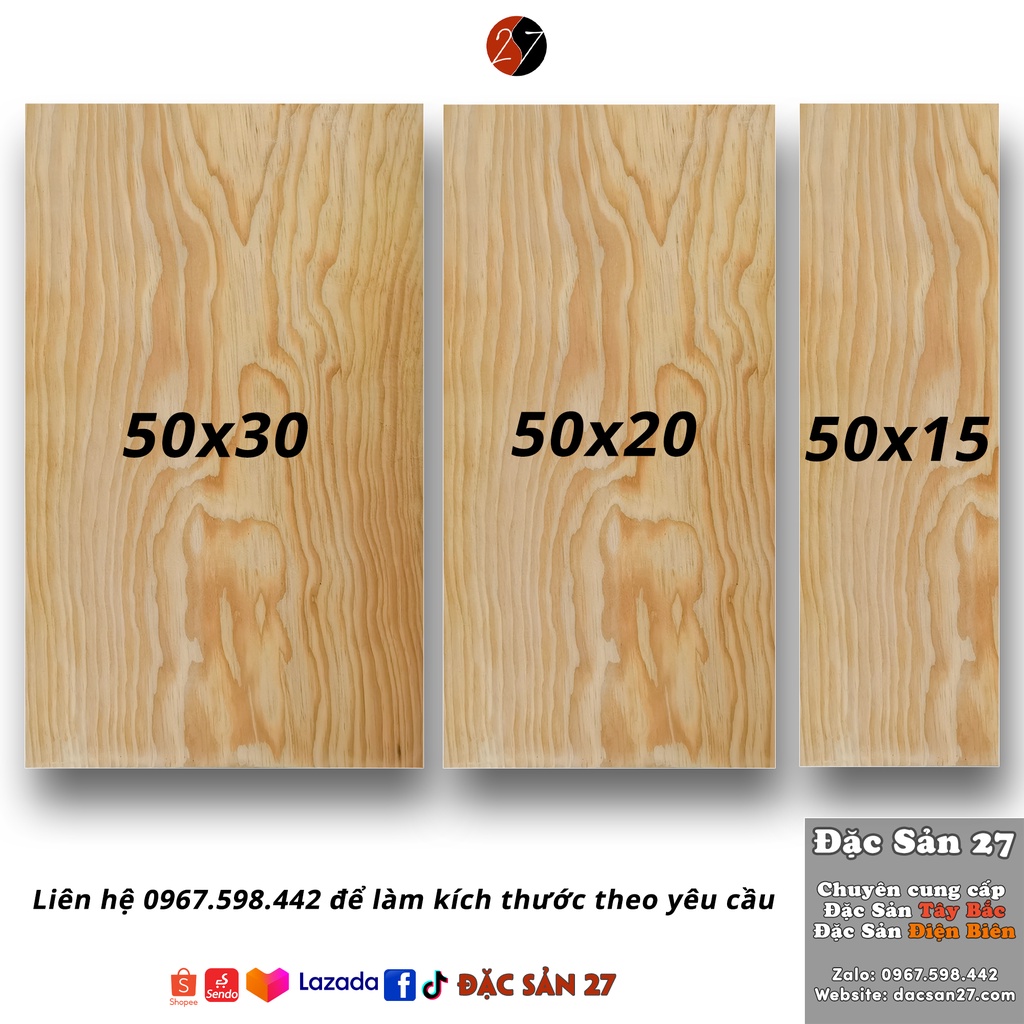 Tấm Gỗ Thông Nguyên Miếng Không Chắp, Ghép Dày 1cm đủ kích thước dùng trong thi công nội thất nhà ở, spa, văn phòng,...