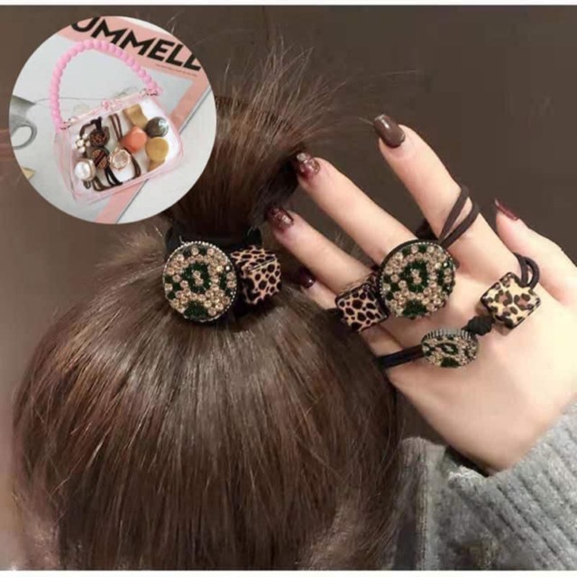 Hộp 4 chun tóc nữ loại đẹp