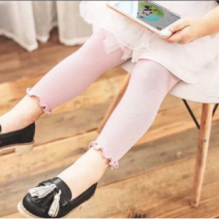 QUẦN LEGGING BÉ GÁI TRƠN THUN GÂN CO GIÃN CỰC MẠNH HÀNG VNXK