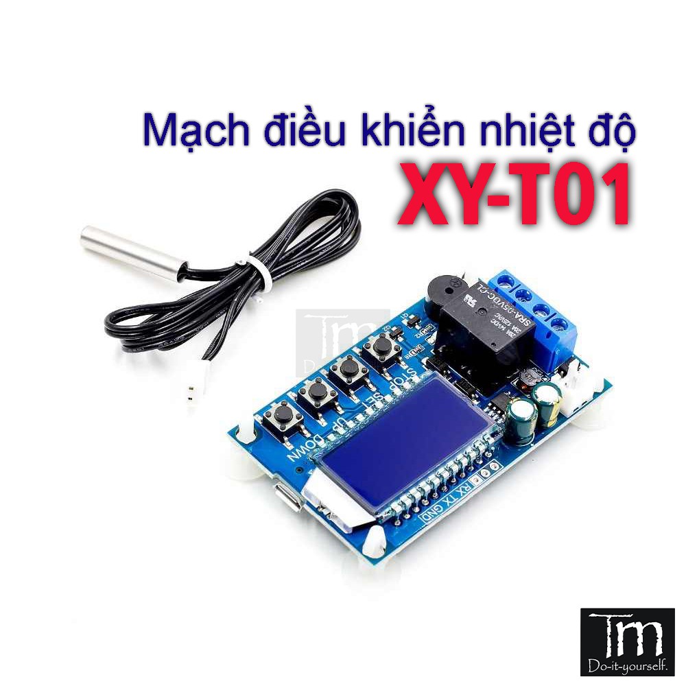 Mạch Điều Khiển - Khống Chế Nhiệt Độ Hiển Thị LCD XY-T01