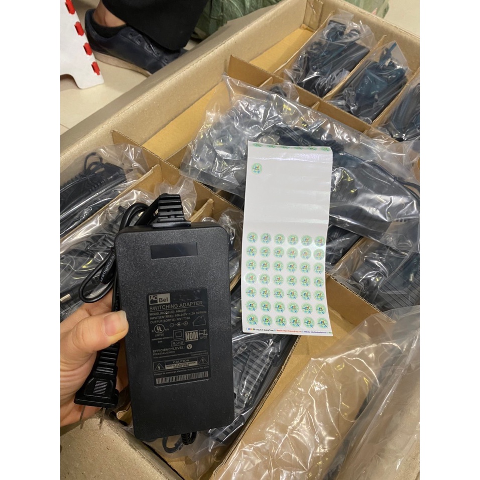 Nguồn ACBEL 12V - 5A, 6A chuyên dùng cho camera , đèn Led, các thiết bị 12v