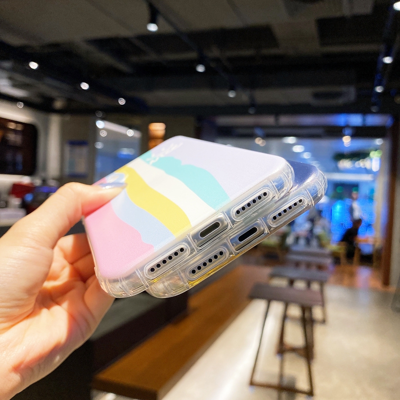 Ốp Lưng Silicone Họa Tiết Mặt Cười Cầu Vồng Thời Trang Cho Oppo Reno 5f 4f 5pro 4z 2f 11 F9Pro | BigBuy360 - bigbuy360.vn