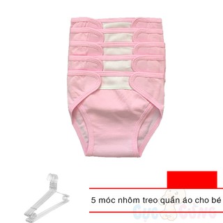 Tã vải dán Hello B&B Màu size L - 5 cái/bịch TẶNG 5 móc nhôm treo đồ bé