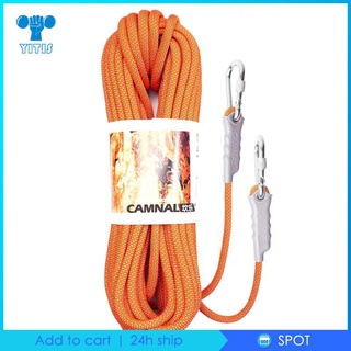[Yitis] Dây leo đá ngoài trời tĩnh mm, Dây thừng tĩnh 10M / 32ft Thiết bị leo băng Dây dù