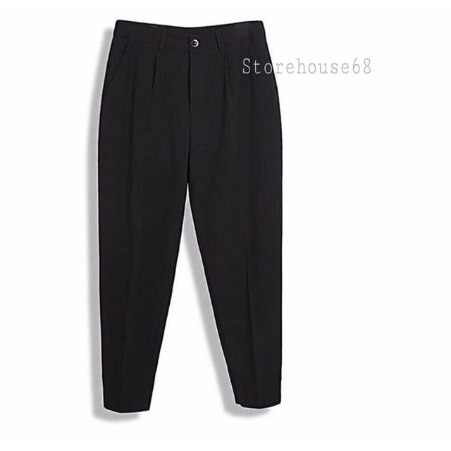 [79K] BAGGY VẢI ĐEN