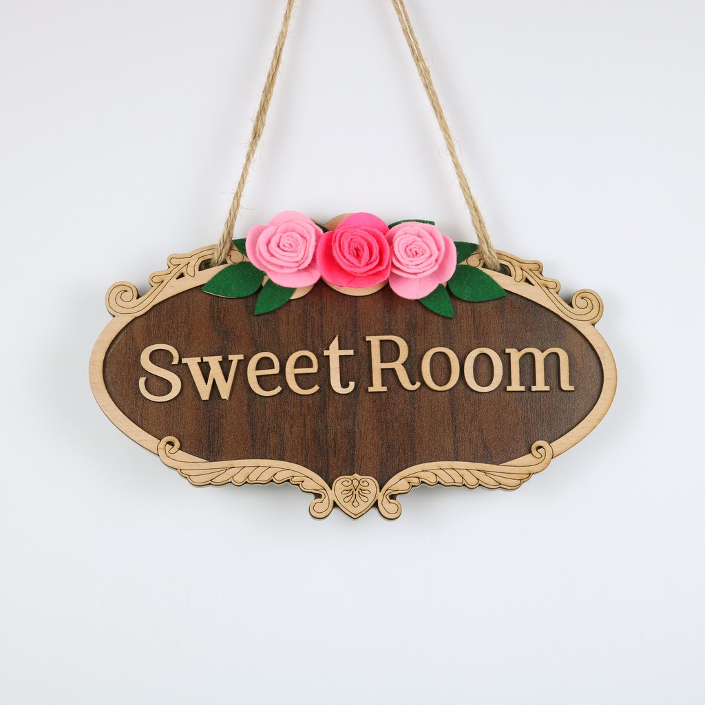 Bảng gỗ trang trí Sweet Room Siêu dễ thương