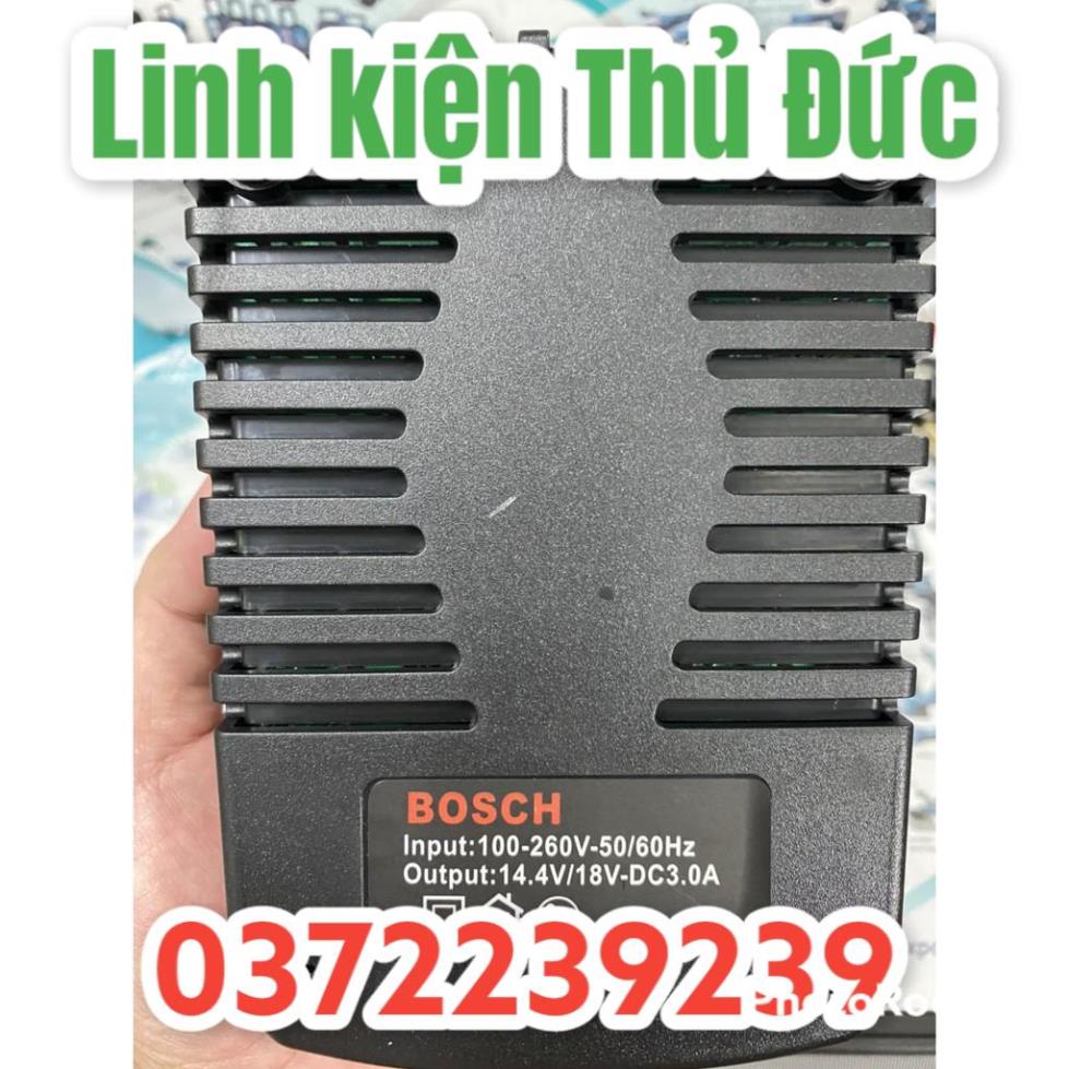 Lktd BN. Sạc Bosch 14.4V - 18V Li-ion mới 100%, sử dụng điện 220VAC.