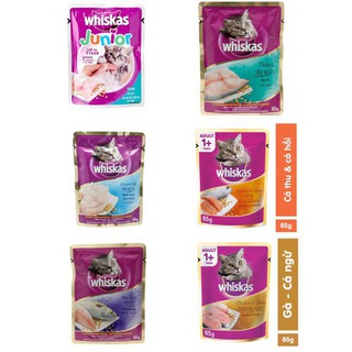 Patê whiskas thức ăn cho mèo nhiều vị thơm ngon