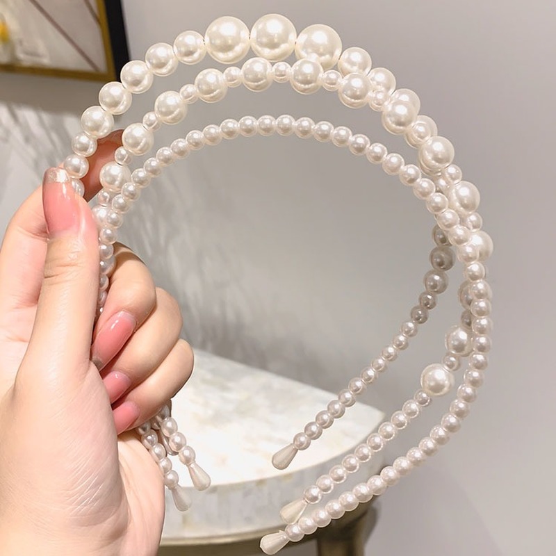 Cài Tóc Đính Ngọc Trai Nhân Tạo Kiểu Dáng Xinh Xắn Cho Nữ