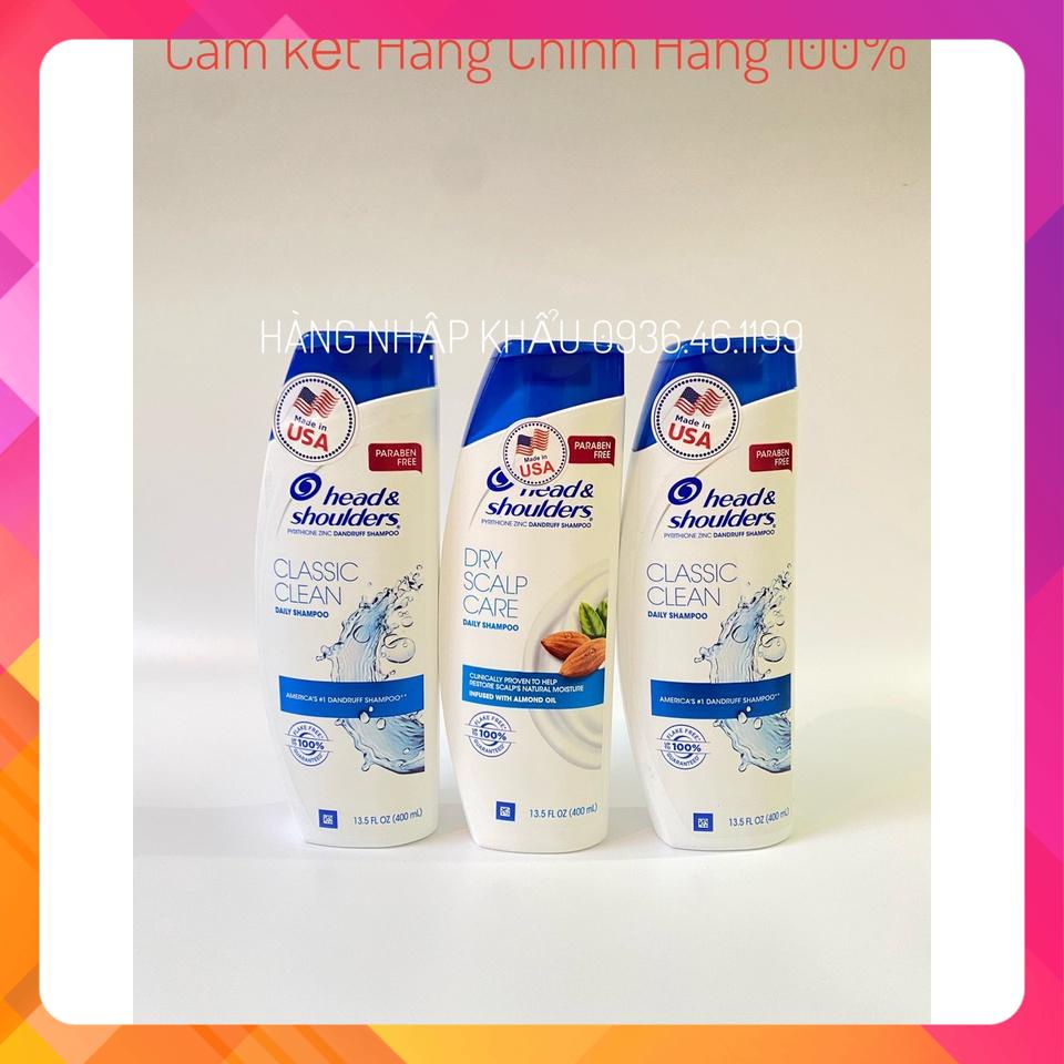 Dầu gội và xả 2IN1 Head&amp;Shoulders Mỹ 400ml -Hàng Nhập Khẩu Chính Hãng Mỹ