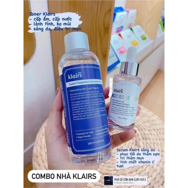 NƯỚC HOA HỒNG KLAIRS SUPPLE PREPARATION UNSCENTED / FACIAL TONER [ CÓ MÙI / KHÔNG MÙI