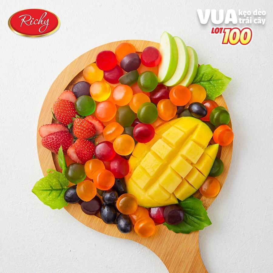 Kẹo LOT 100 Cocoaland vị tổng hợp túi 1kg