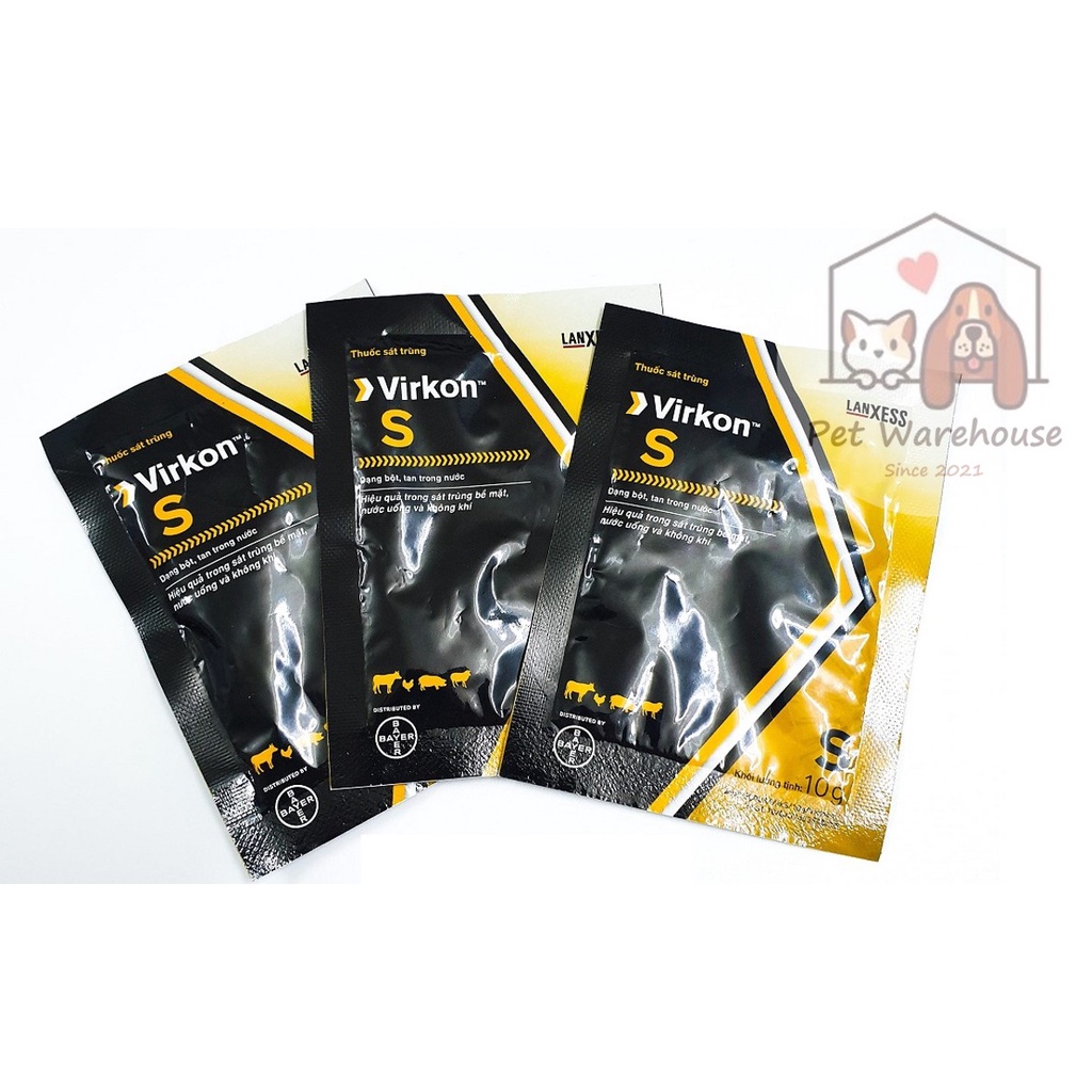 Virkon S  - Sát trùng chuồng trại vật nuôi gói 500g