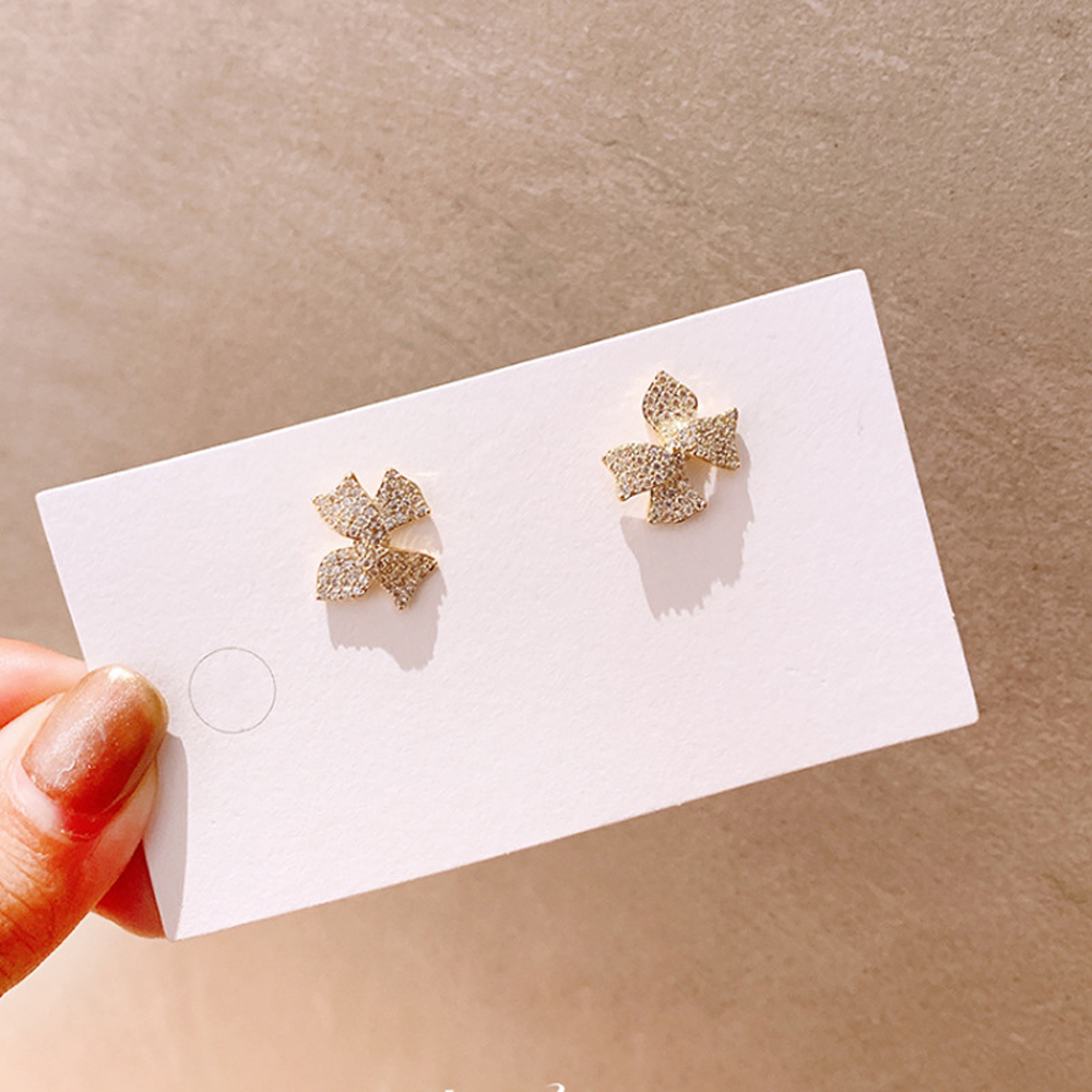 Khuyên Tai Nơ Xinh Xắn Dành Cho Nữ