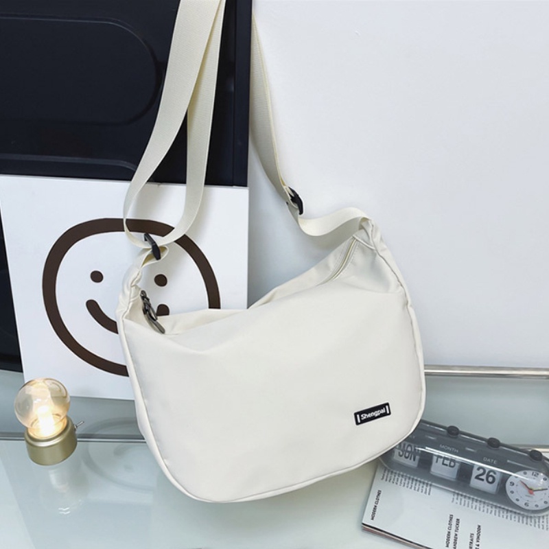 Túi Đeo Vai Nylon Chống Thấm Nước Thời Trang Nhật Hàn Dành Cho Nam