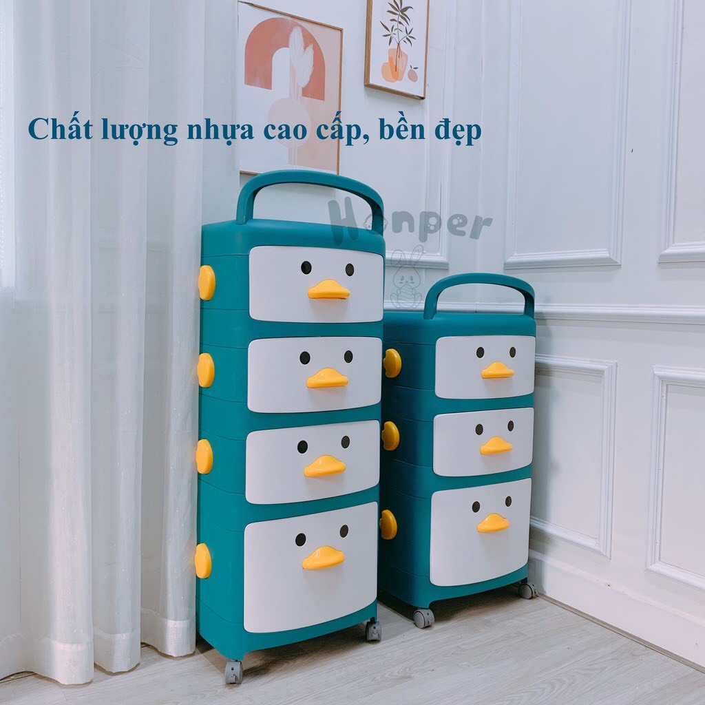 TỦ ĐỰNG ĐỒ CHƠI HONPER HÌNH VỊT CHÍNH HÃNG