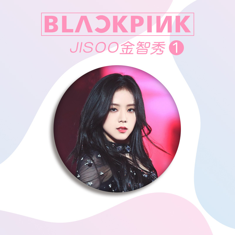 Huy hiệu cài áo BLACKPINK in hình idol kpop thời trang xinh xắn trang trí cặp sách