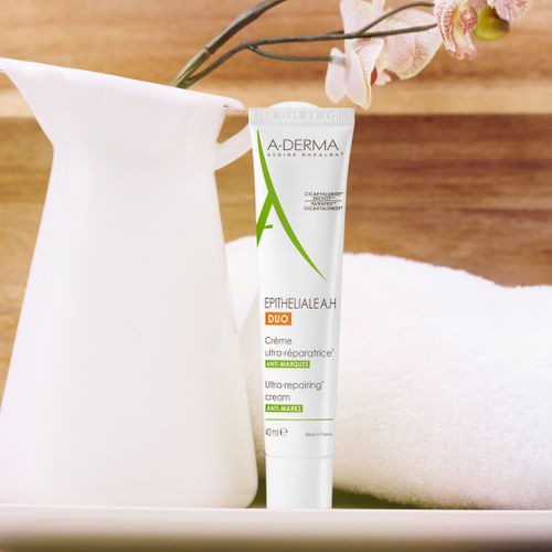 Aderma kem dưỡng ẩm, kem liền sẹo - Kem Dưỡng Ẩm Aderma Epitheliale A.H Duo Ultra-Repairing Cream 40ml