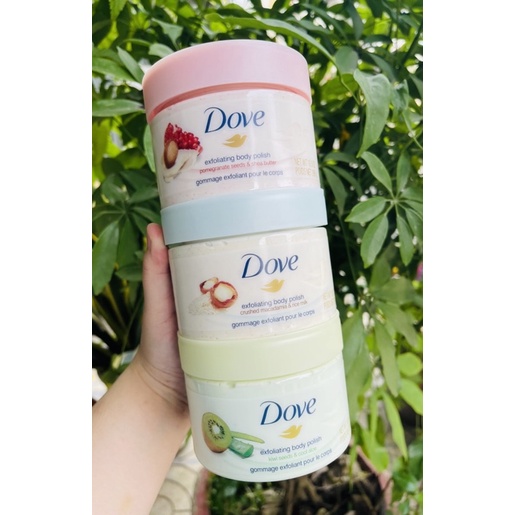 TẨY TẾ BÀO CHẾT BODY DOVE 298G ( ảnh shop tự chụp)