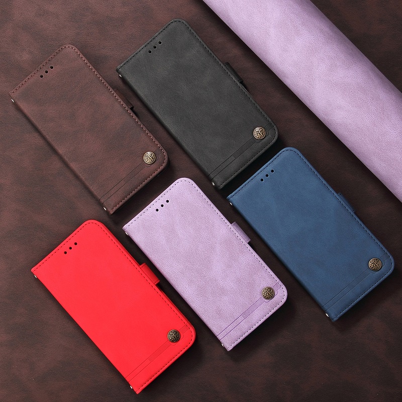 Bao Da Đối với iPhone 15 Pro Max 15 Pro 14 13 12 11 SE 2020 6s 7 8 plus XR XS Max dạng ví nắp lật hỗ trợ giá đỡ thích hợp cho