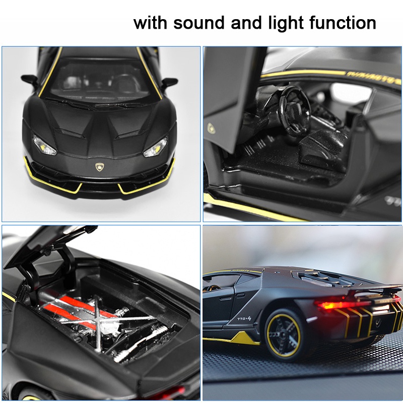 Đồ trang trí Xe Hơi Lamborghini Bằng Hợp Kim Dùng Trang Trí