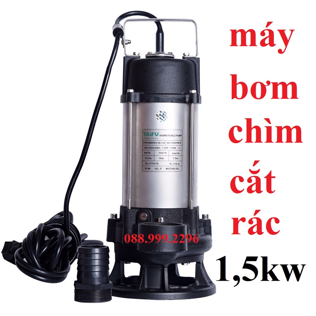 Máy bơm tõm thả chìm hút bùn