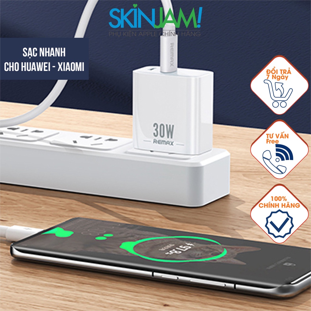 Củ Sạc Nhanh 2 Công 30W Remax RP-U82  Hàng Chính Hãng Remax