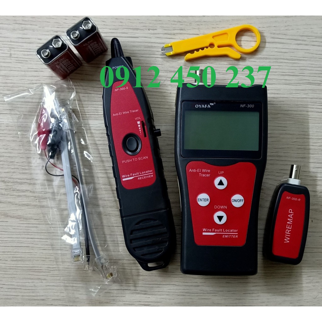 Máy kiểm tra cáp mạng Noyafa NF-300 đa năng chính hãng. BH 12 tháng