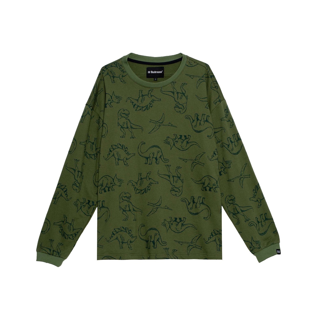 DINOSAUR LONG SLEEVE TEE - Áo Thun Tay Dài CHÍNH HÃNG