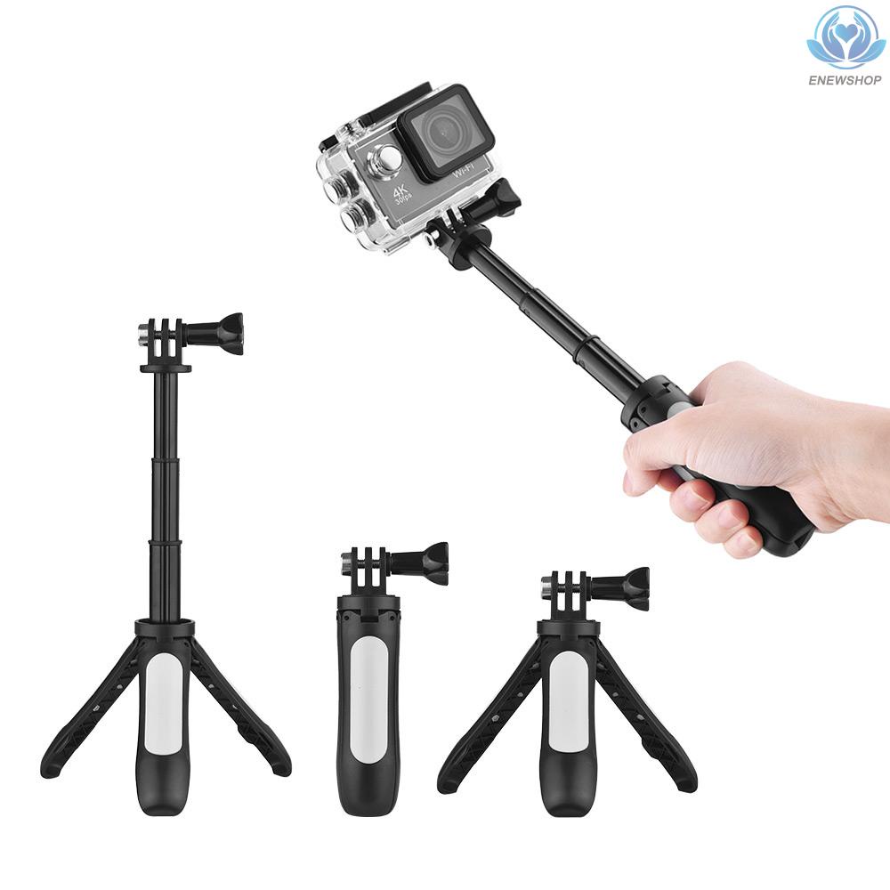 Gậy selfie mini mở rộng có chân đỡ dành cho camera thể thao Gopro Hero 3/5/4/3 + 3 Yi Lite/4k/4k + Sjcam/Andoer/Akas