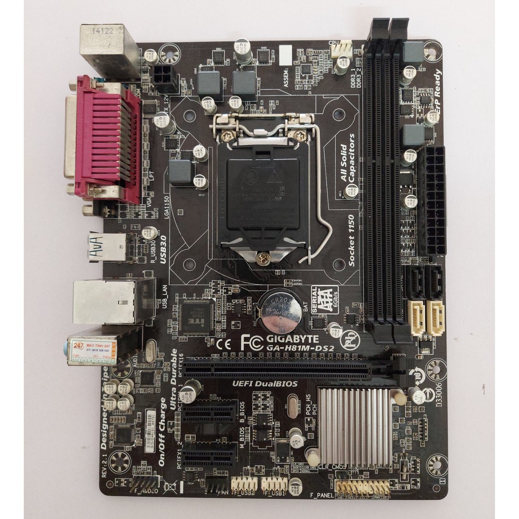 [COMBO] Main Giga H81 + Chip I3 4150 Tặng Fan CPU | WebRaoVat - webraovat.net.vn