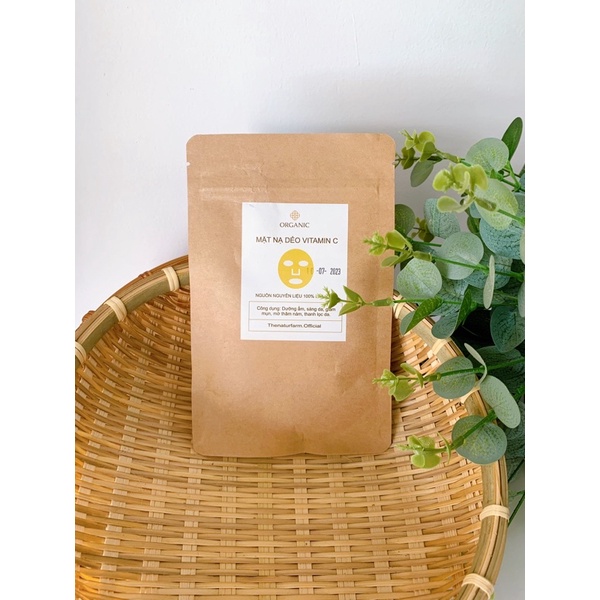 Mặt nạ dẻo vitamin C ( chanh vàng ) 100gr - Mask dẻo spa loại 1 Handmade
