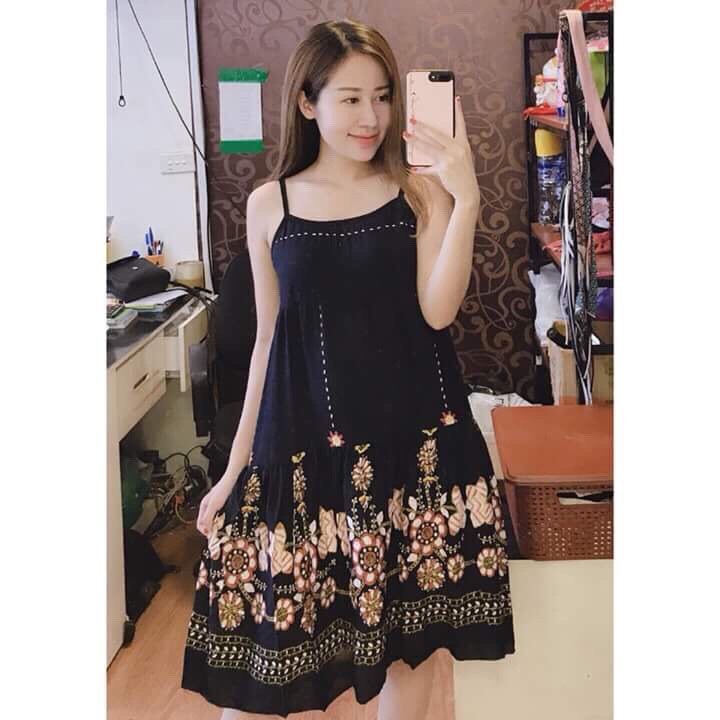 Váy Lanh 2 Dây Chất Mát Nhiều Mẫu Xinh Duyên Dáng