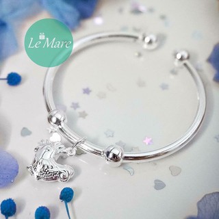 Lắc tay bạc con gà cho bé