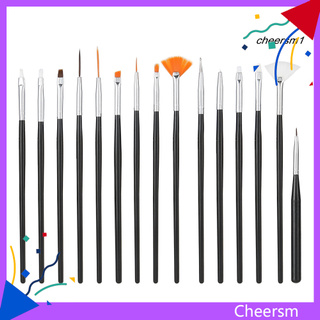 [Hàng mới về] Set 15 cọ vẽ móng tay chuyên nghiệp