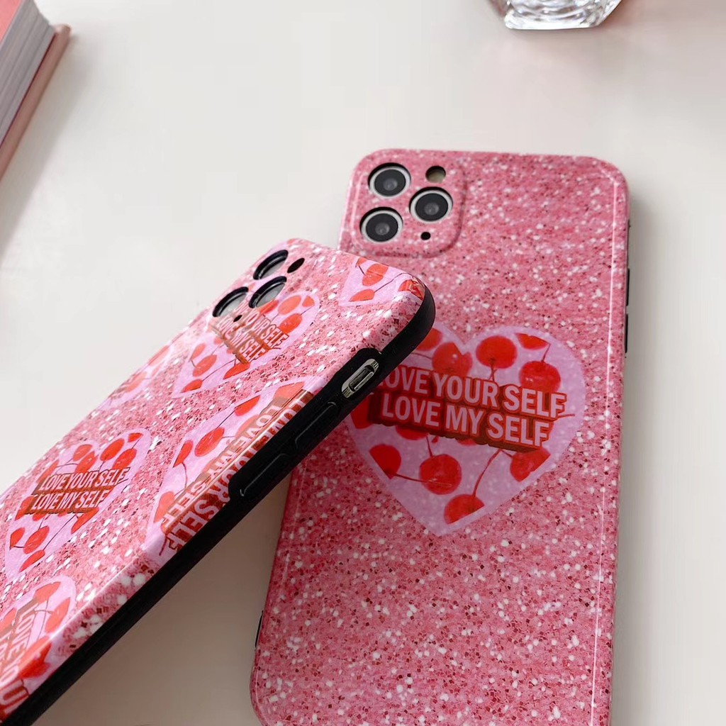 Girly pink love Ốp điện thoại dành cho iPhone11 11Promax 7Plus 7 8 8+ X XR XSmax SE2020 Ốp lưng Ốp Iphone  Ốp mềm mại vỏ điện thoại Ốp | BigBuy360 - bigbuy360.vn