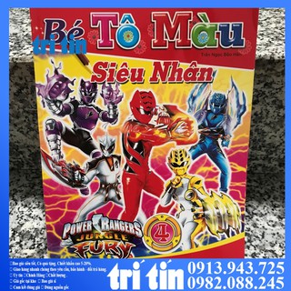 BÉ TẬP TÔ MÀU SIÊU NHÂN