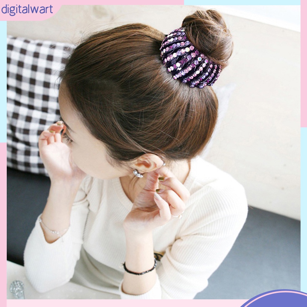 Dụng Cụ Búi Tóc Đính Đá Thời Trang Dành Cho Nữ