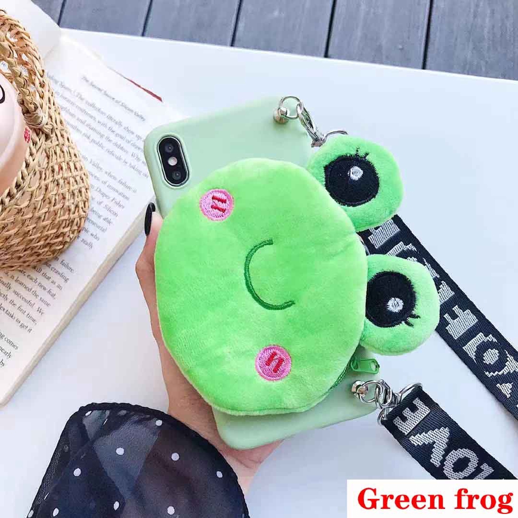 Ốp điện thoại kiêm ví kiểu hoạt hình có dây đeo cho Samsung Galaxy M20 M30 A10S A20S A30S A40S A50S A2 core S10-5G