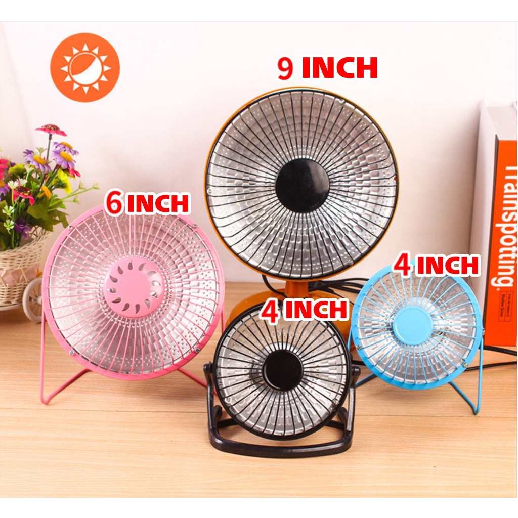 Máy sưởi ấm mini đèn sưởi úm gà sưởi gia đình mini 4 inch