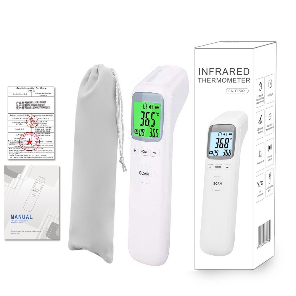 NHIỆT KẾ điện tử hồng ngoại INFRARE CK-T1803 - CK 1502 Đo nhiệt độ cơ thể, nhiệt độ sữa, thực phẩm