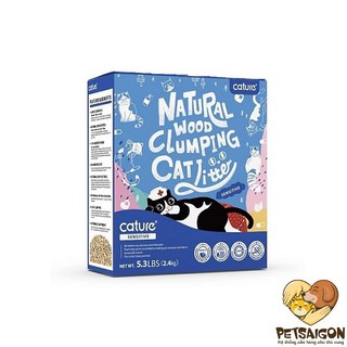 [CHÍNH HÃNG] CÁT GỖ CATURE CHO MÈO - SENSITIVE - 2.4KG