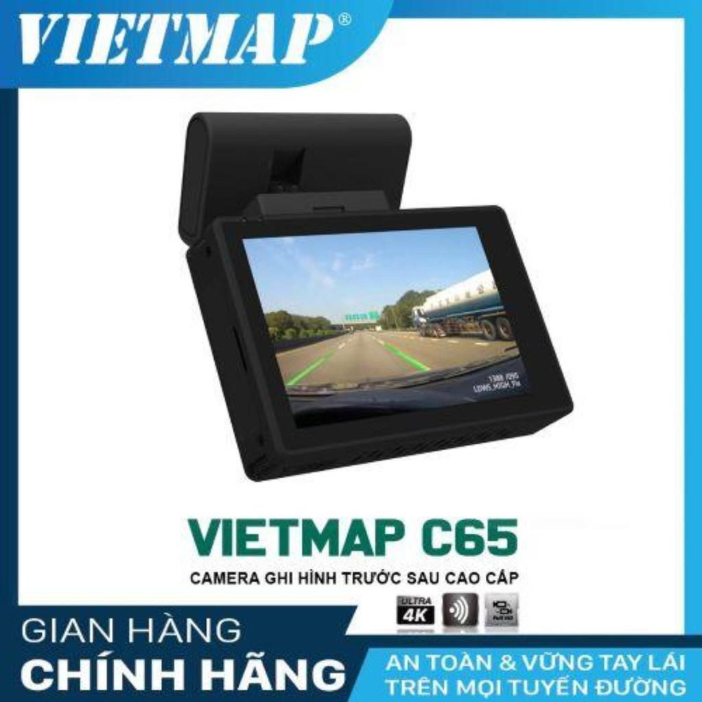 [Hỗ Trợ Lắp Đặt Miễn Phí Tận Nơi] CAMERA HÀNH TRÌNH VIETMAP C65 CAMERA GHI HÌNH TRƯỚC SAU CAO CẤP