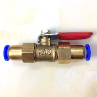 Van khoá ống 8mm chất liệu đồng - Vinadrip