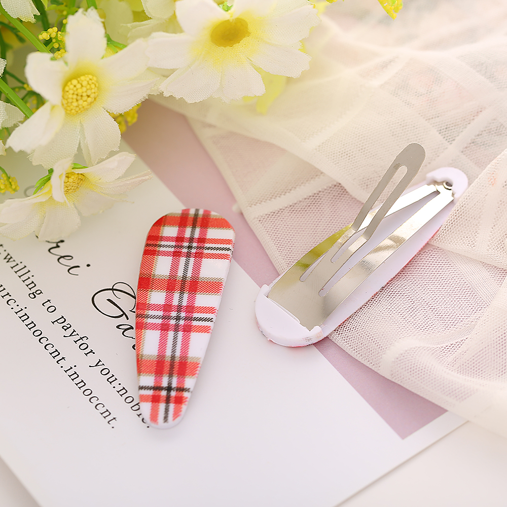 Kẹp Tóc Họa Tiết Chấm Bi Đơn Giản Phong Cách Hàn Quốc