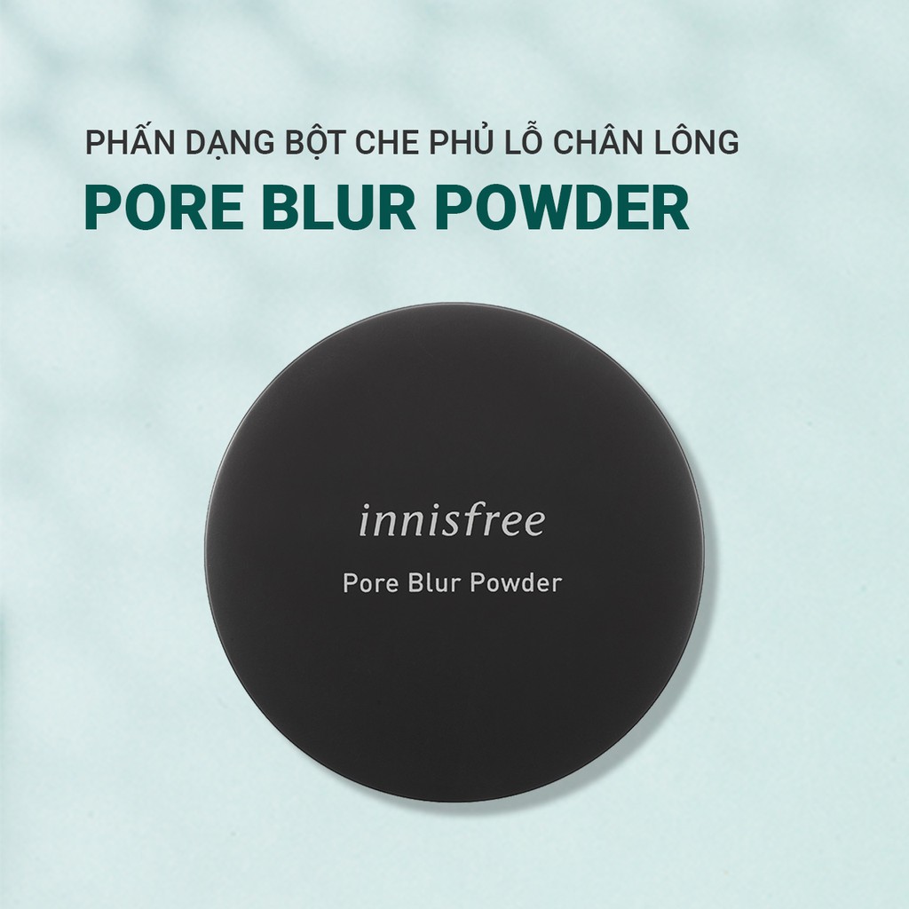 [Mã COSIF10 giảm 10% đơn 400K] Phấn phủ che phủ lỗ chân lông dạng bột innisfree Pore Blur Powder 11 g